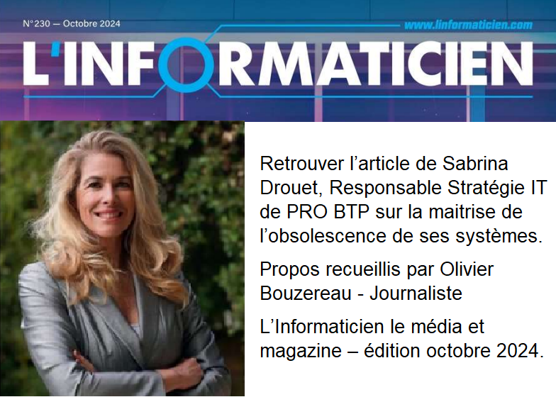Retrouver l’article de Sabrina Drouet sur L’Informaticien d’octobre