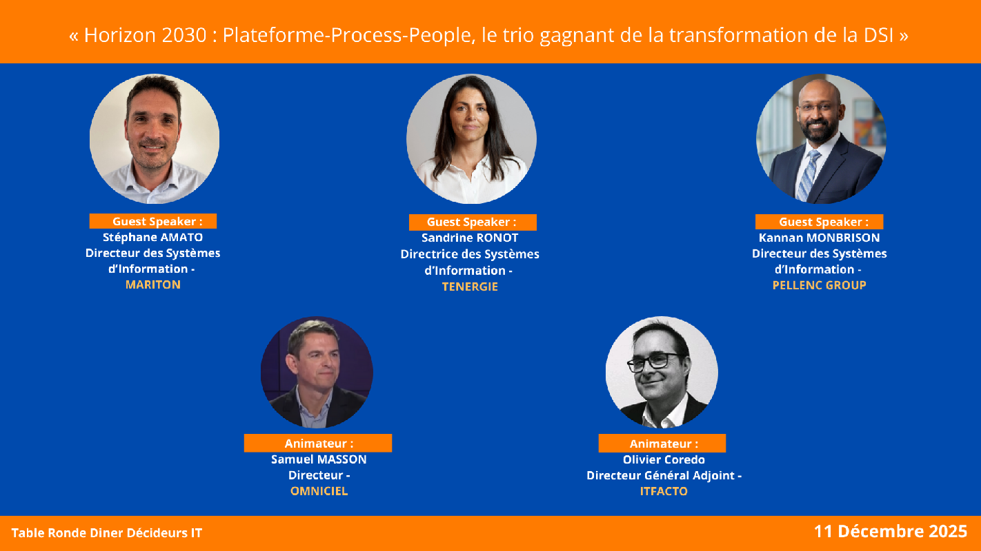 Dîner de Gala 2025 Décideurs IT