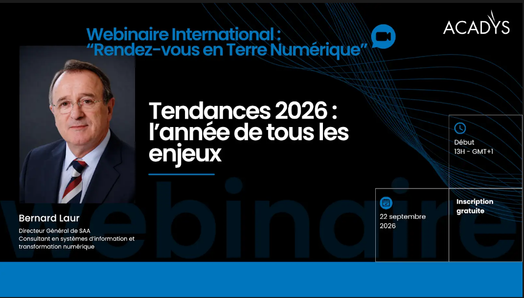 ACADYS – Tendances 2026 : l’année de tous les enjeux